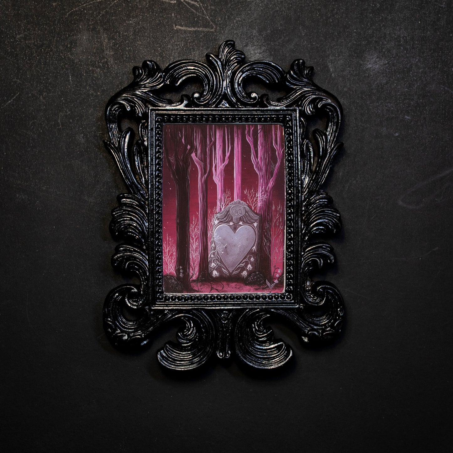 Magenta Magic Small Framed Print