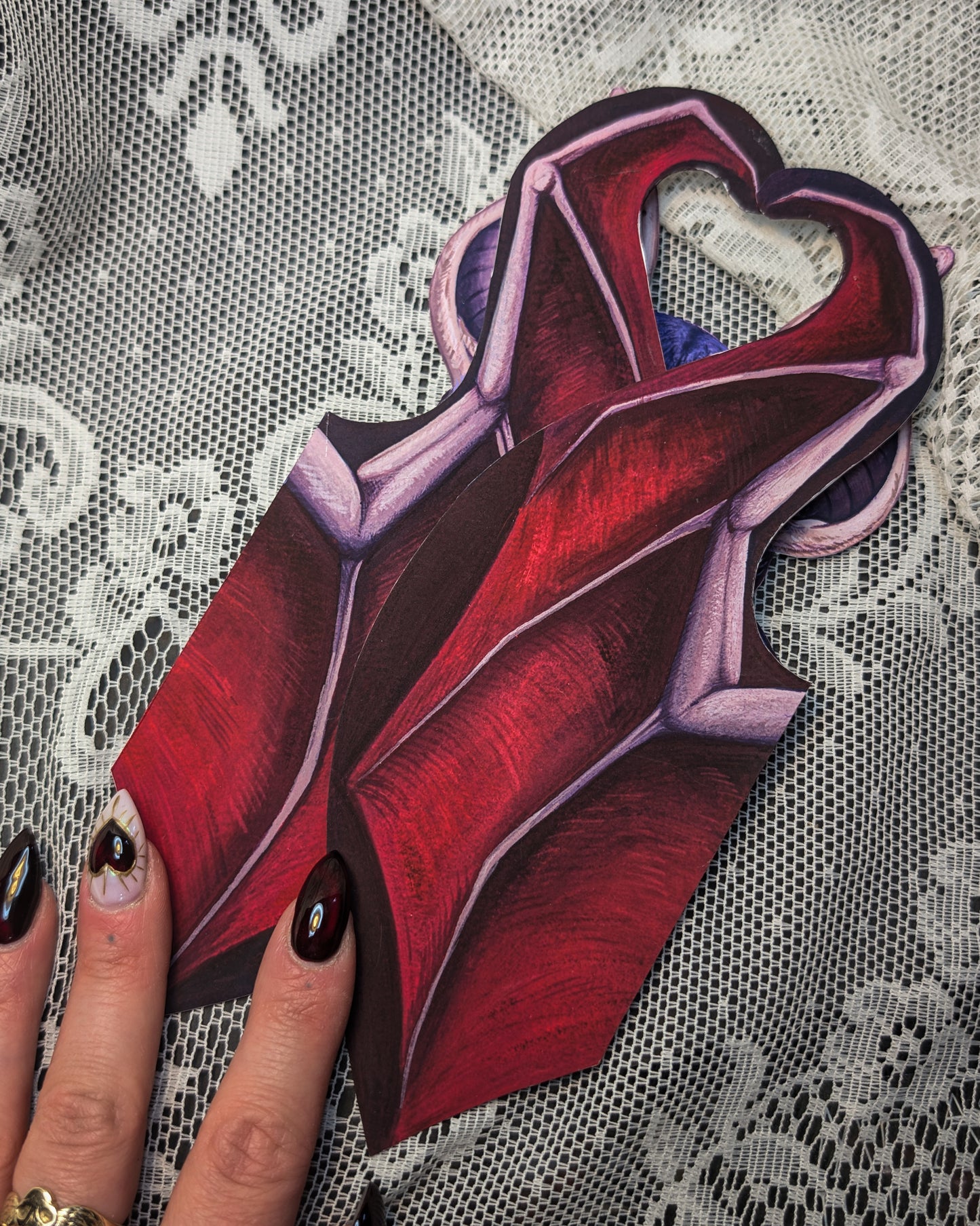 Nocturna, Bearer of Valentines - Greeting Card