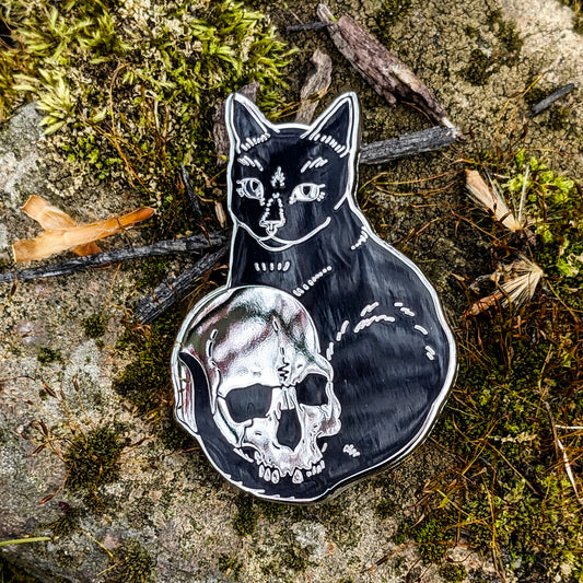 Embracing Death Enamel Pin