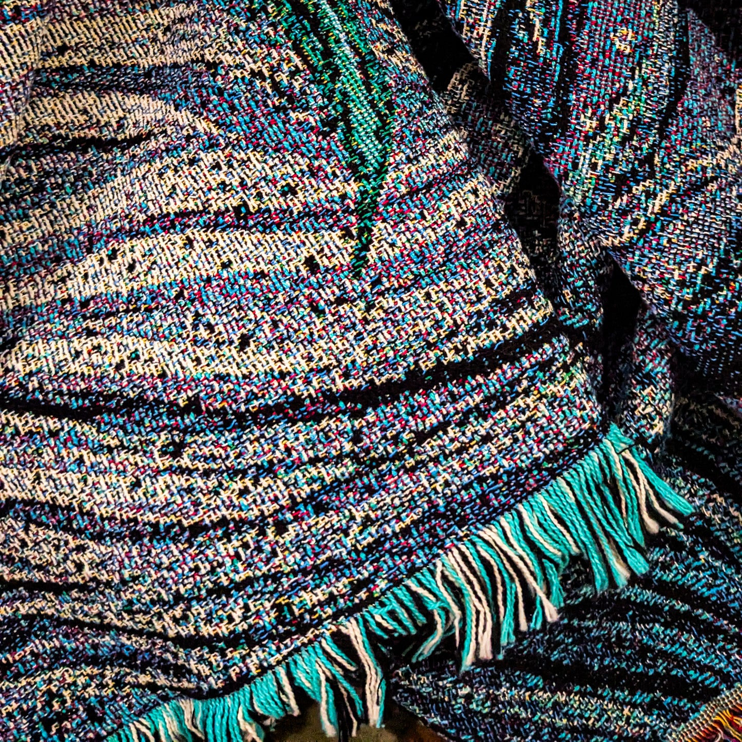 Soaring Over the Cemetery Tapestry Blanket