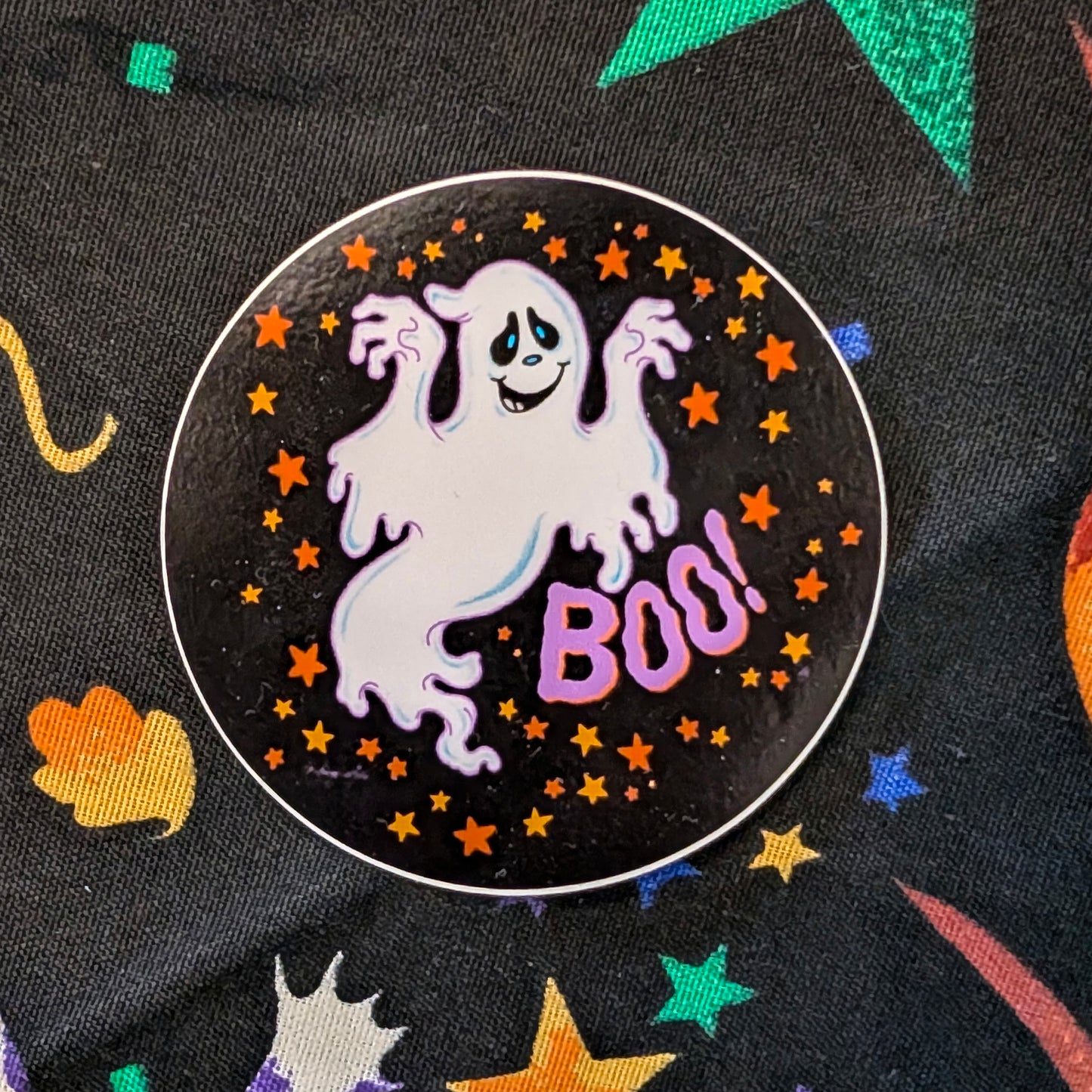 BOO! 90's Ghost Sticker