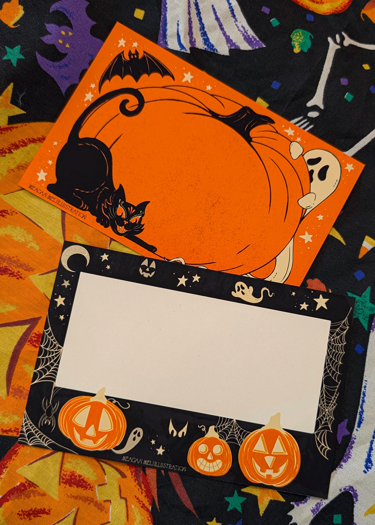 Vintage Halloween Inspired Notecards