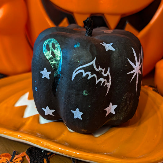 Ghostly Sky Jack Pumpkin BB Decoration