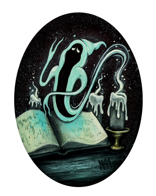 Candle Ghost Giclee Print