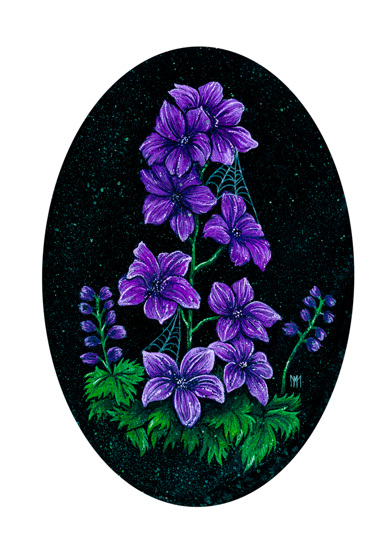 Delphinium Giclee Print