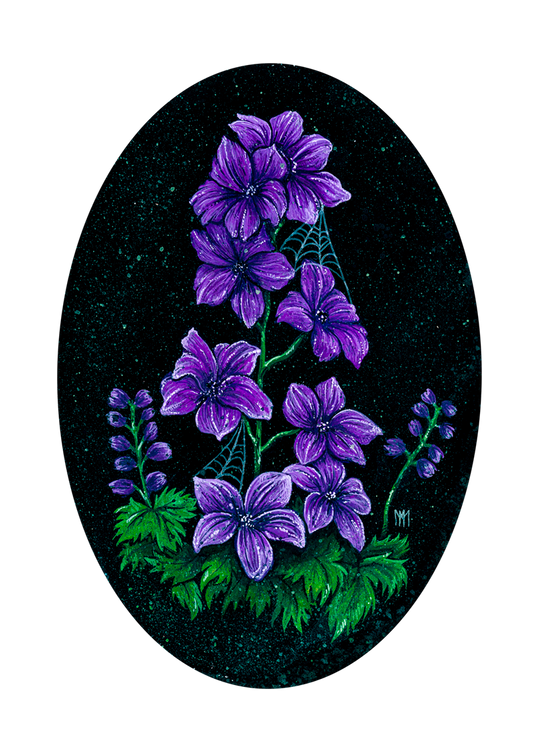 Delphinium Giclee Print