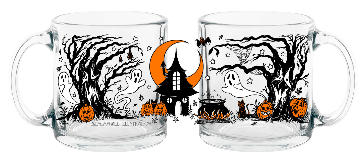 Halloween at the Witches' Forest Vintage Inspired Mug