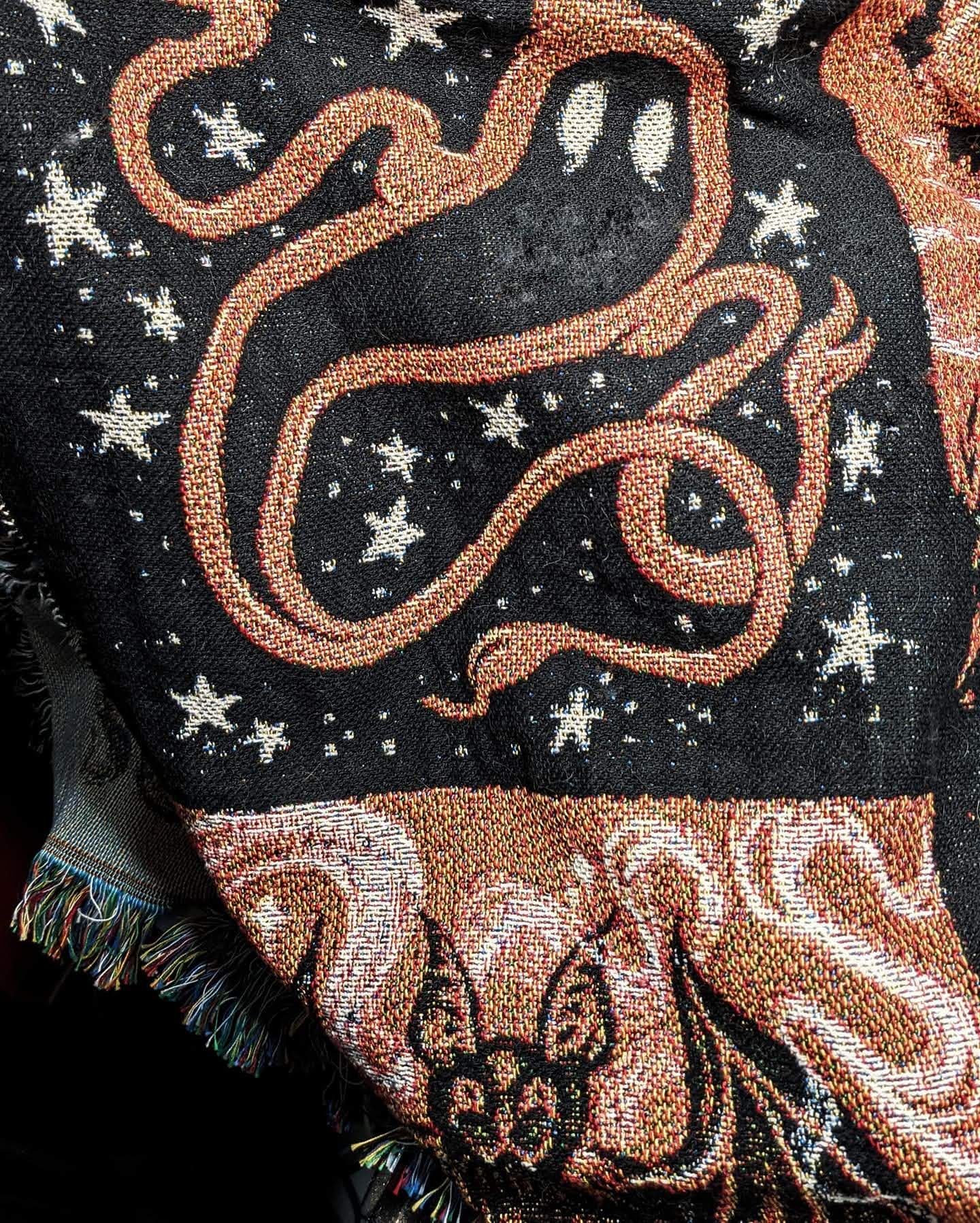 Halloween Friends Tapestry Blanket