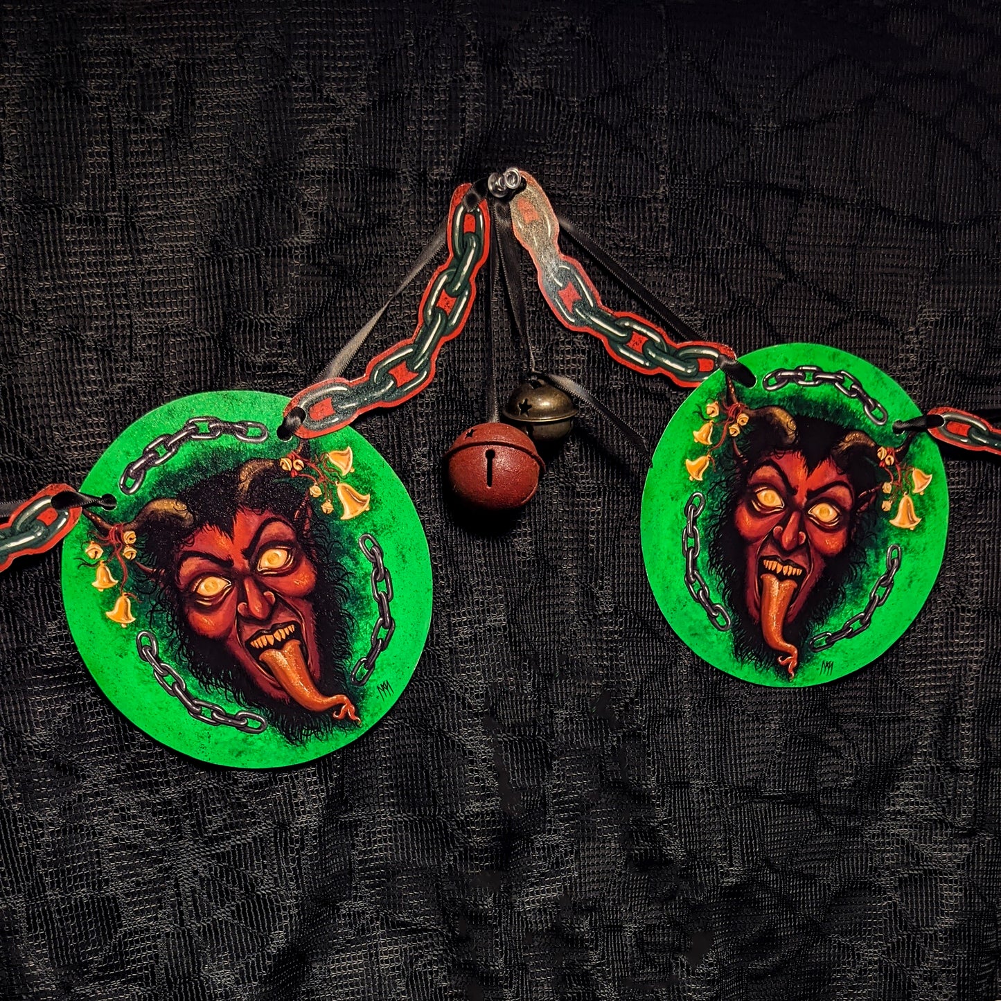 Krampus Giclee Garland & Garland Kit - LIMITED