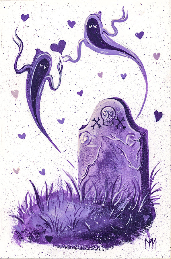 Purple Tomb of Love Giclee Print