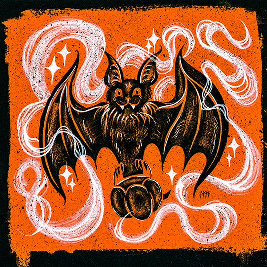 Trick or Treat Bat Giclee Print