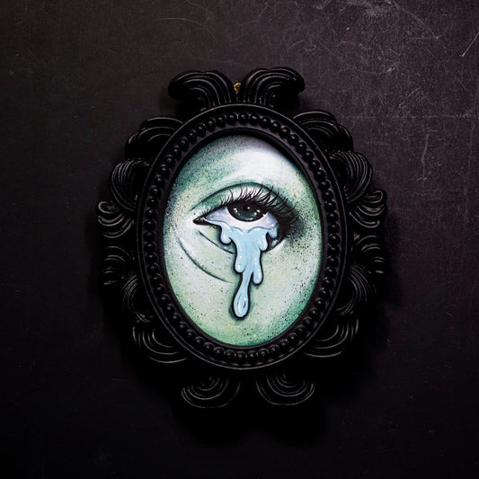 Ghostly Eye 1 Small Framed Print