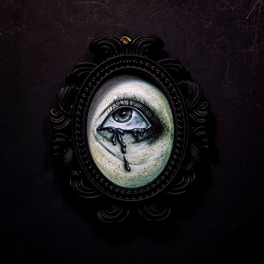 Ghostly Eye 2 Small Framed Print