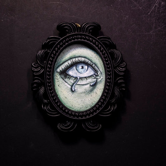 Ghostly Eye 3 Small Framed Print