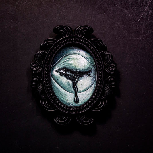 Ghostly Eye 6 Small Framed Print