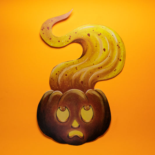 Glowing Pumpkin Halloween Decoration